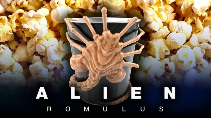 Alien romulus popcorn bucket